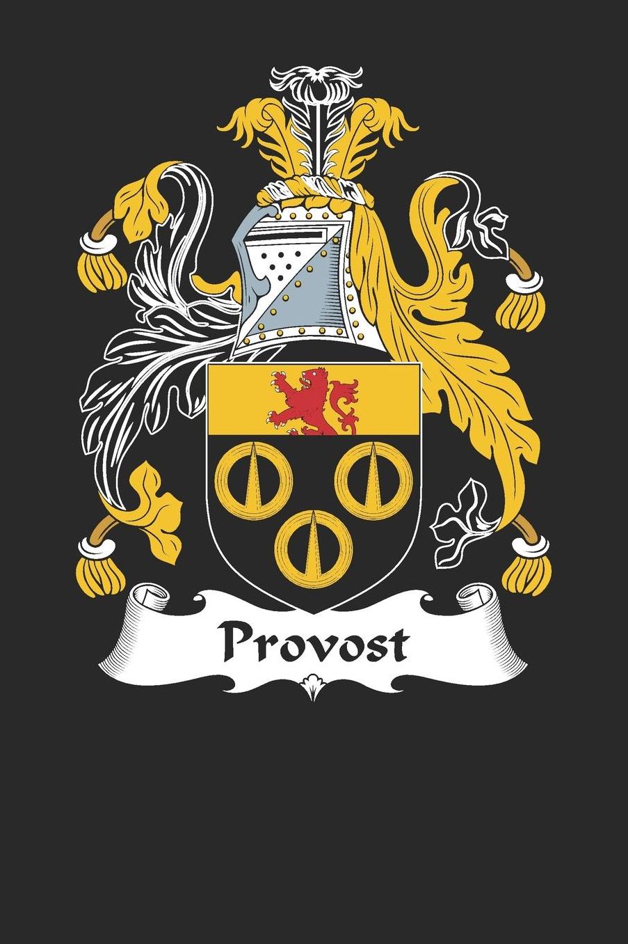 Provost: Provost Coat of Arms and Family Crest Notebook Journal (6 x 9 - 100 pages)
