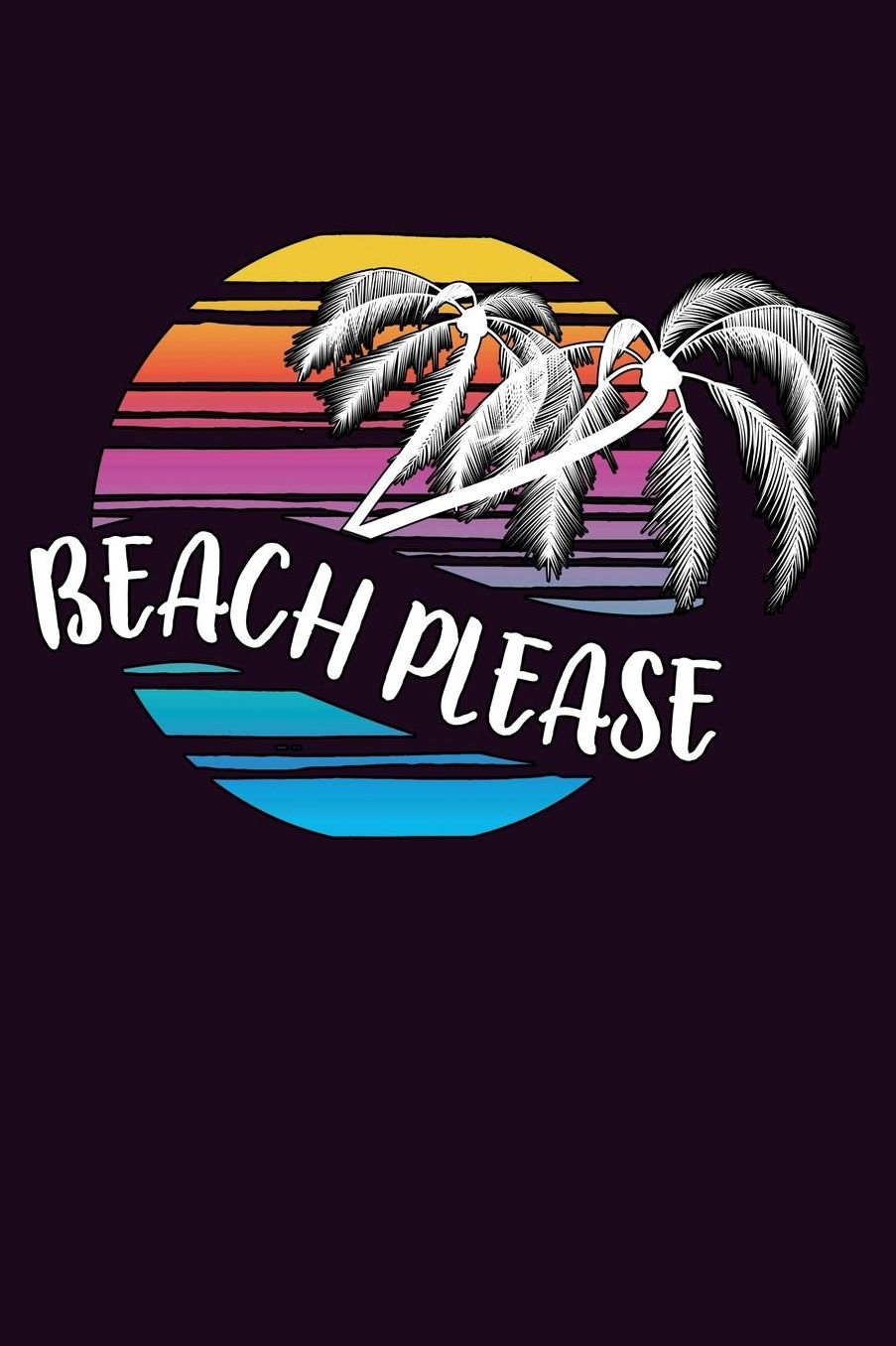 Beach Please: With a matte, full-color soft cover, this Bucket List Journal is the ideal size 6x9 inch, 90 pages cream colored pages . Make dreams come true. Get started today.