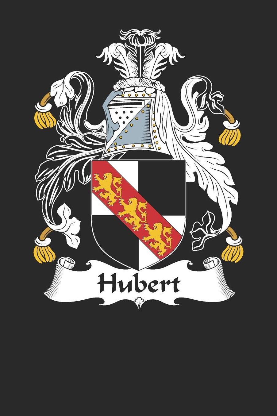Hubert: Hubert Coat of Arms and Family Crest Notebook Journal (6 x 9 - 100 pages)