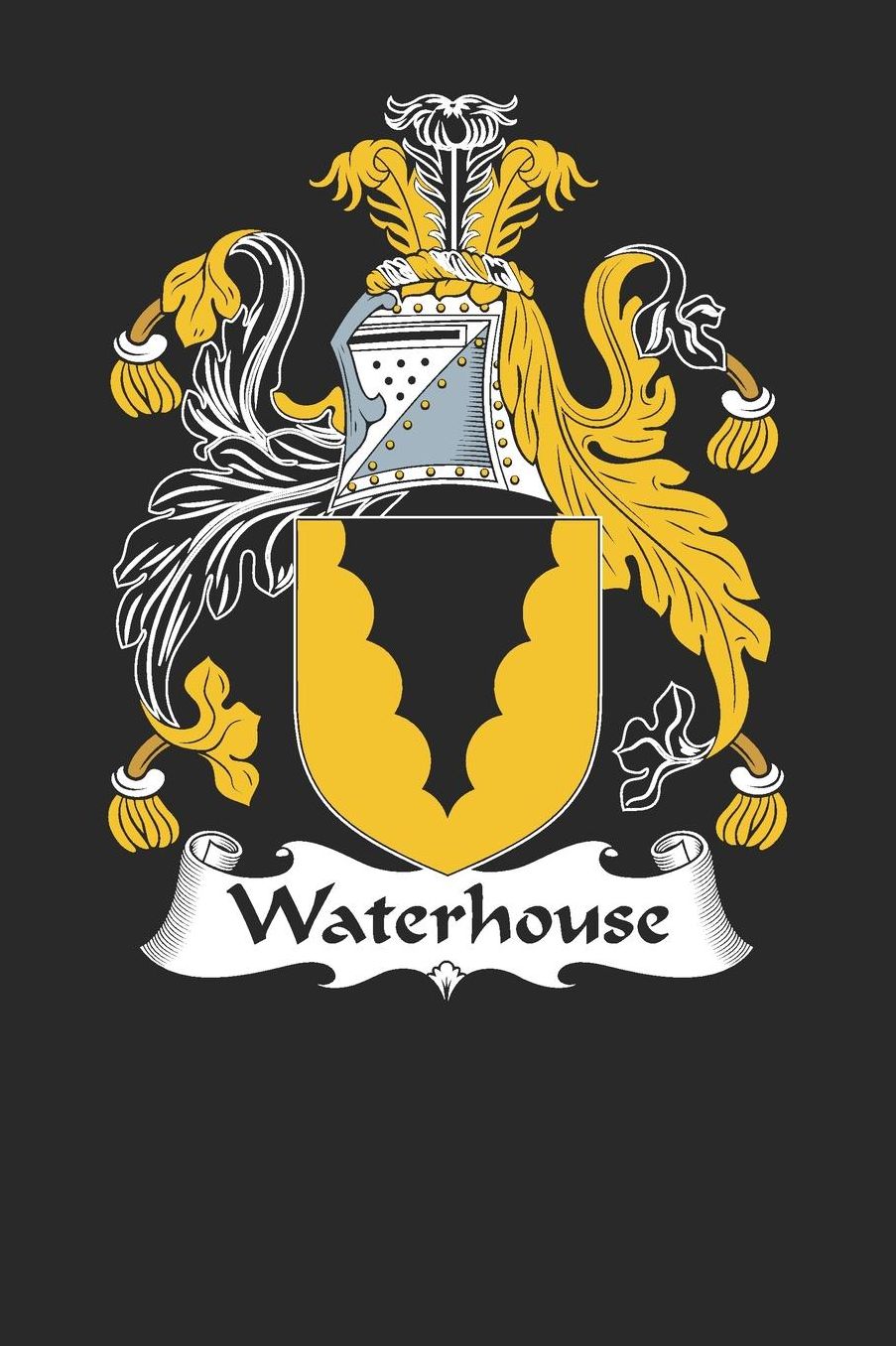 Waterhouse: Waterhouse Coat of Arms and Family Crest Notebook Journal (6 x 9 - 100 pages)