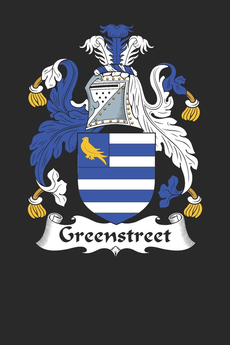 Greenstreet: Greenstreet Coat of Arms and Family Crest Notebook Journal (6 x 9 - 100 pages)
