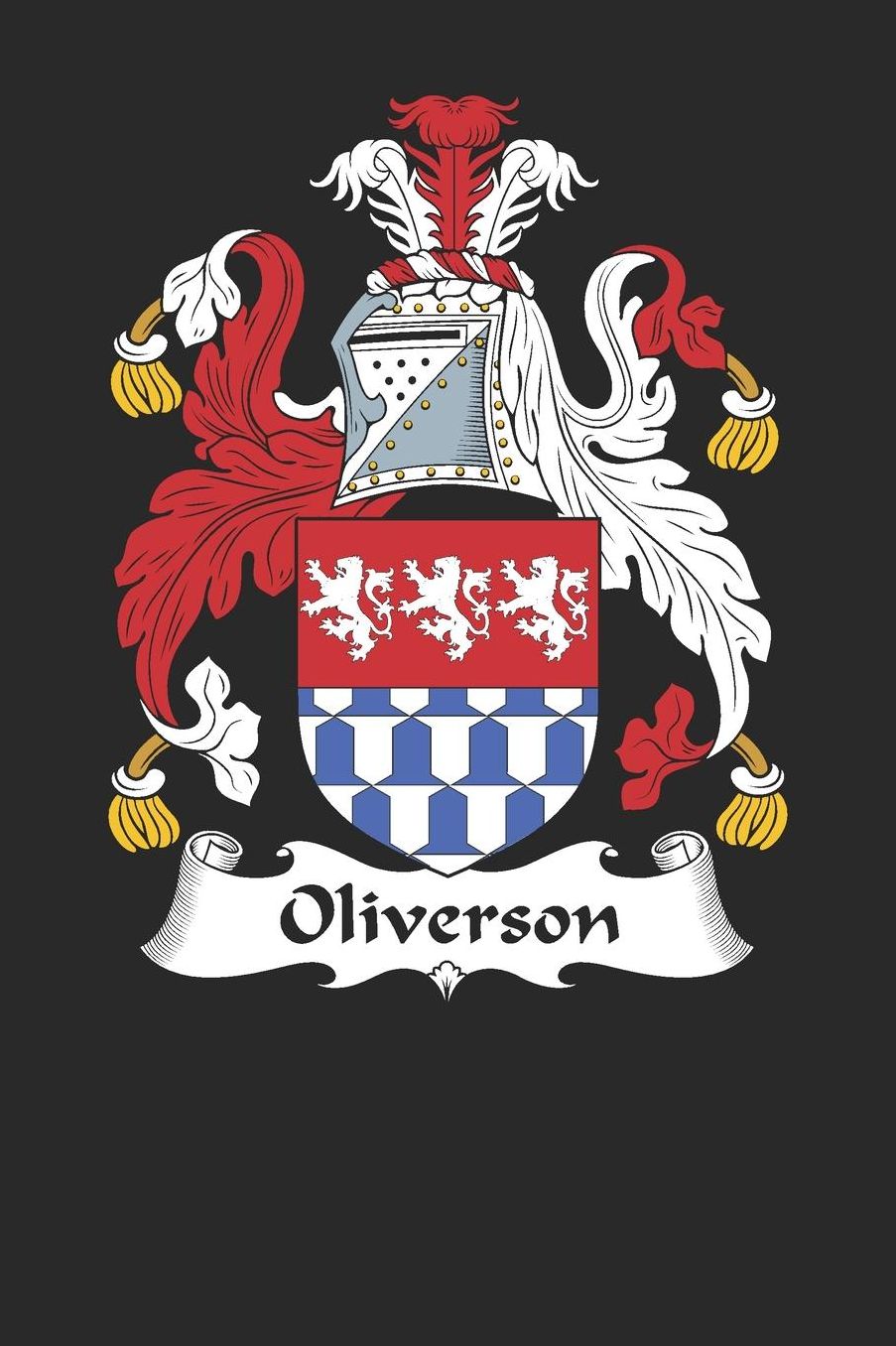 Oliverson: Oliverson Coat of Arms and Family Crest Notebook Journal (6 x 9 - 100 pages)