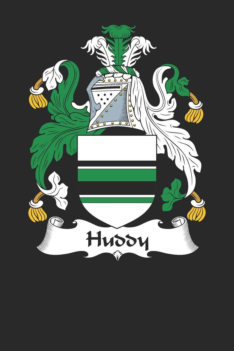 Huddy: Huddy Coat of Arms and Family Crest Notebook Journal (6 x 9 - 100 pages)