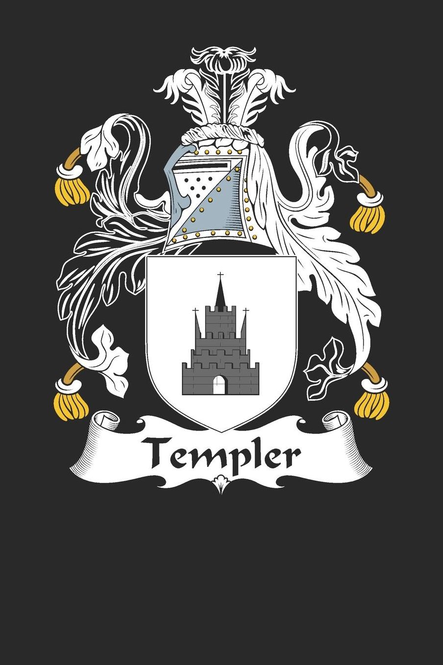 Templer: Templer Coat of Arms and Family Crest Notebook Journal (6 x 9 - 100 pages)