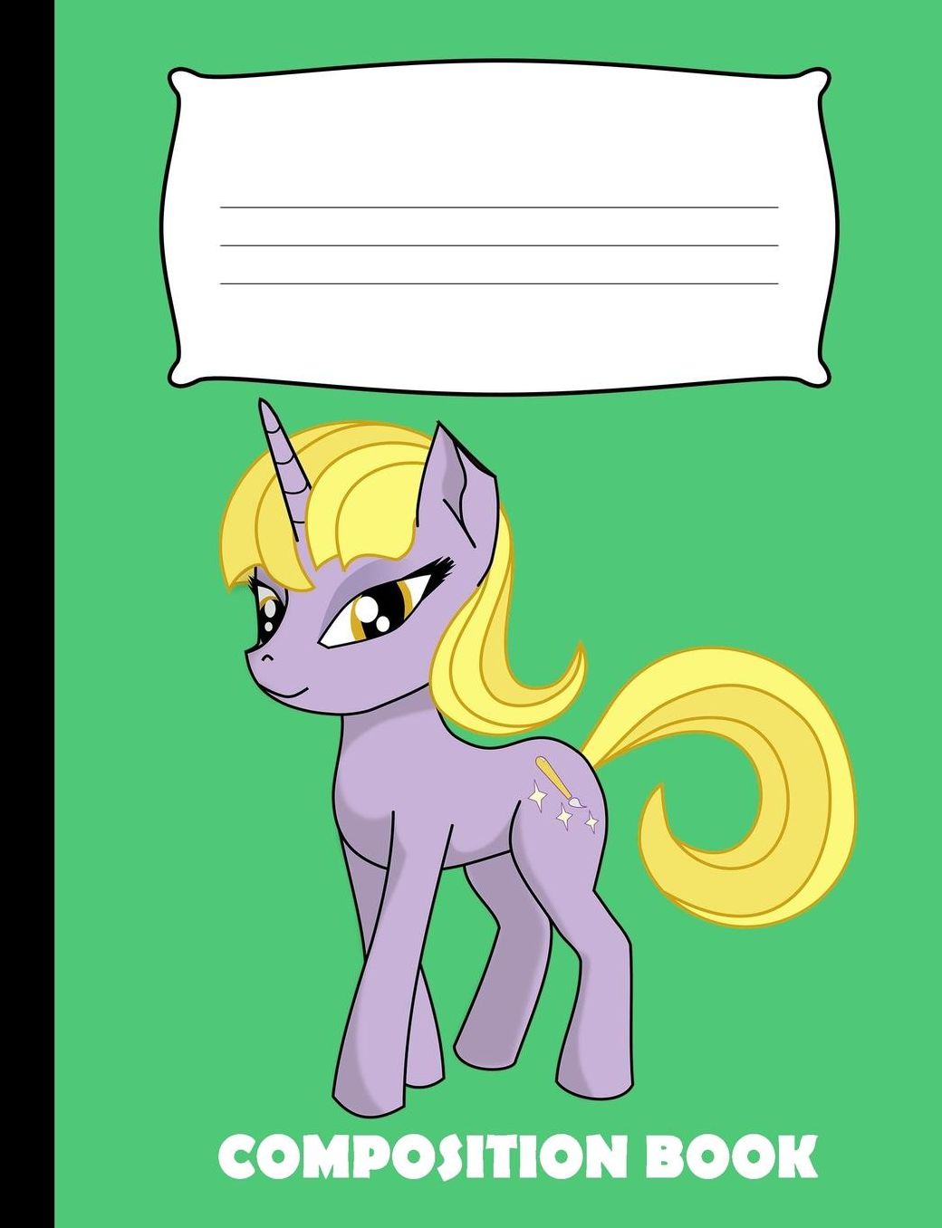 Composition Book: Unicorn Composition Notebook Wide Ruled
