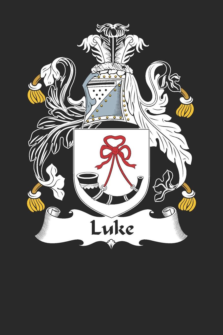 Luke: Luke Coat of Arms and Family Crest Notebook Journal (6 x 9 - 100 pages)