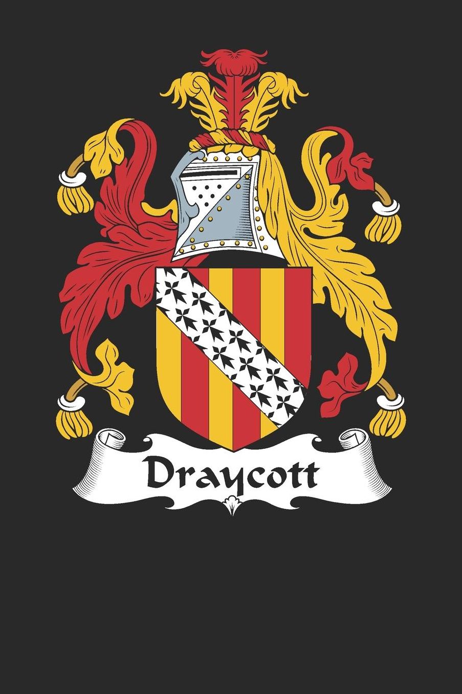Draycott: Draycott Coat of Arms and Family Crest Notebook Journal (6 x 9 - 100 pages)
