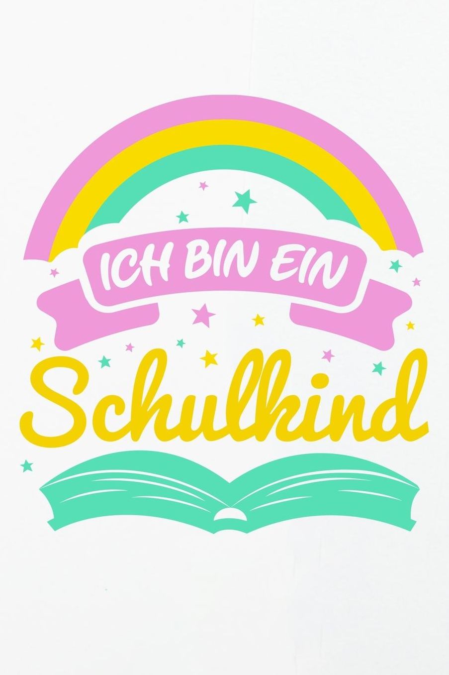 Ich bin ein Schulkind: Schreiblernheft Kursivpapier fï¿½r den Schulbeginn fï¿½r Schulanfï¿½nger Einschulung Geschenk