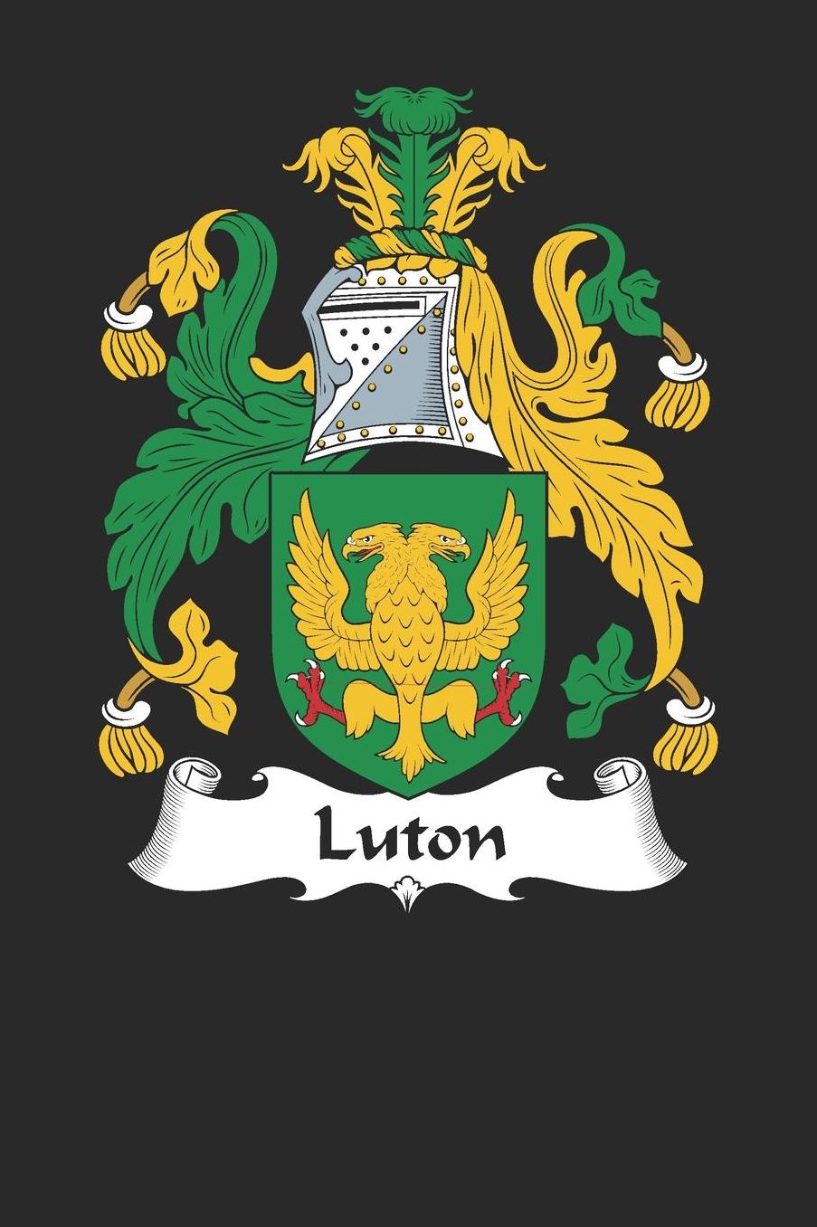 Luton: Luton Coat of Arms and Family Crest Notebook Journal (6 x 9 - 100 pages)