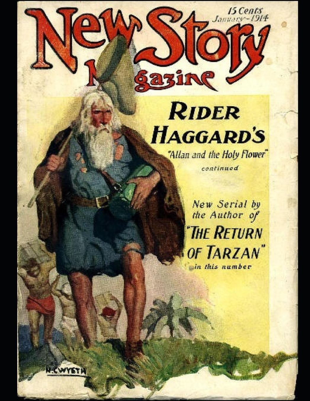 Allan And The Holy Flower: The Evergreen Story (Annotated) By Henry Rider Haggard.