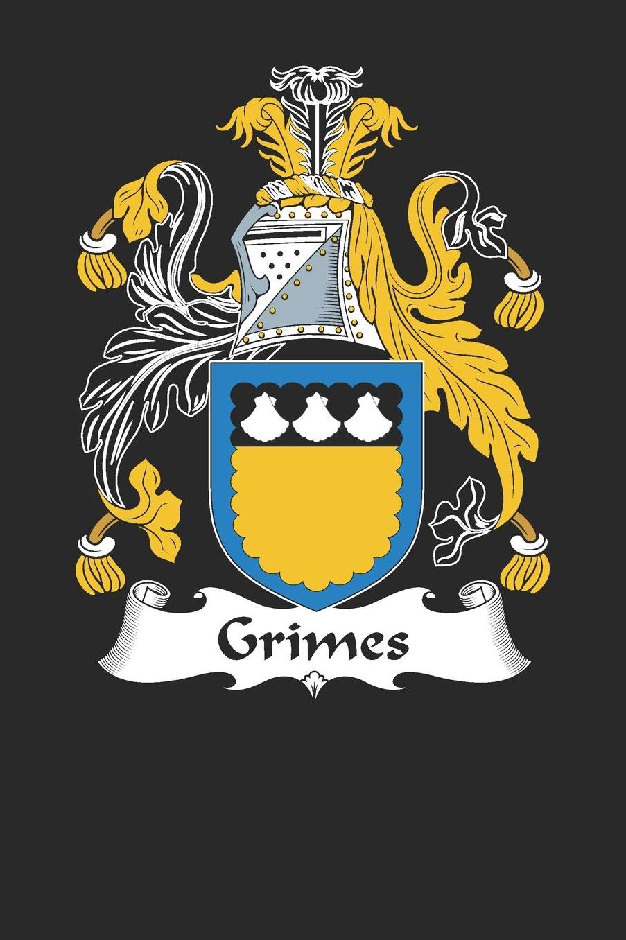 Grimes: Grimes Coat of Arms and Family Crest Notebook Journal (6 x 9 - 100 pages)