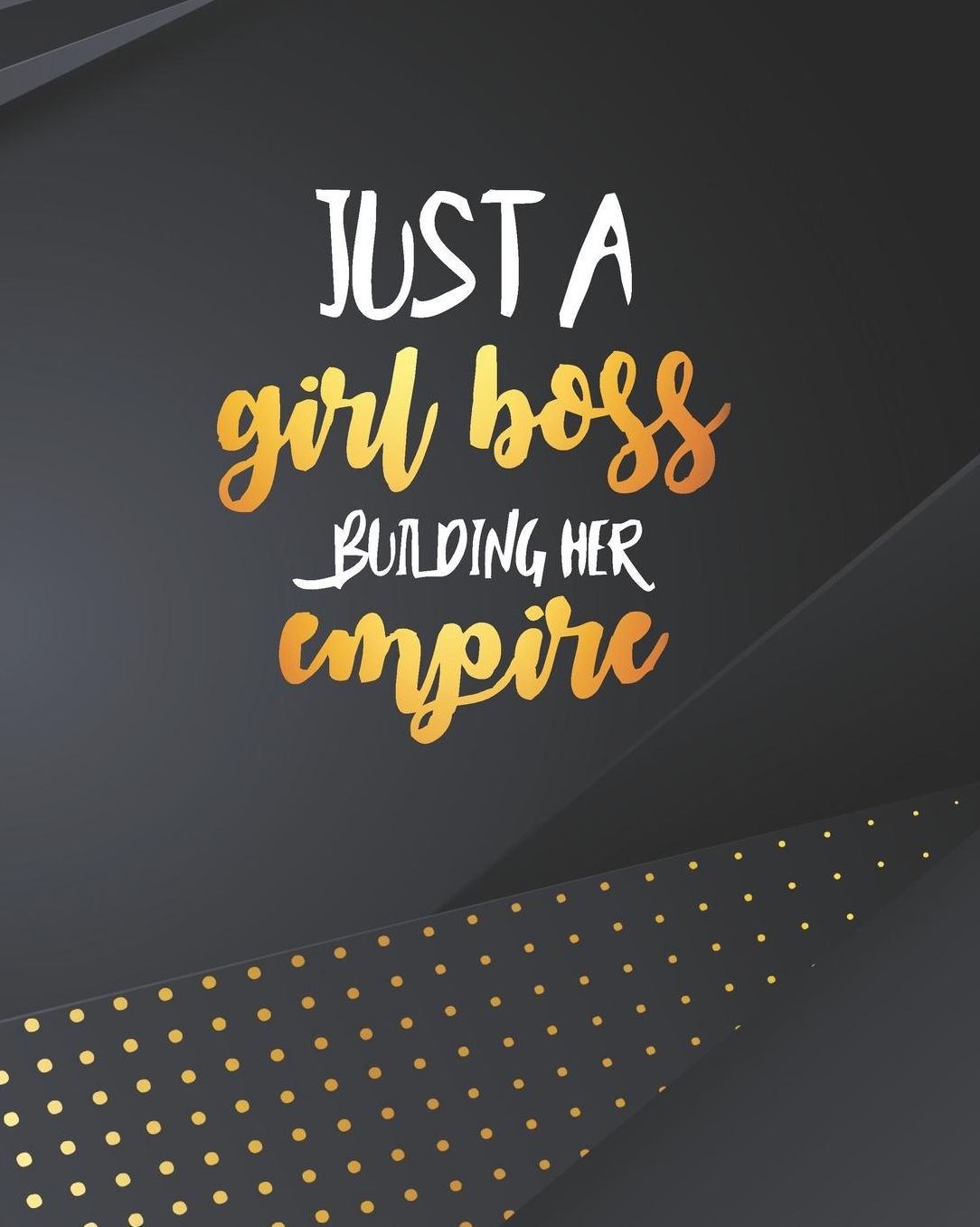 Just A Girl Boss Building Her Empire: Elegant Black Teacher Journal Planner Notebook Organizer Daily Weekly Monthly Annual Activities Calendars To Do Class Lists Grade Tracker Back to School Teacher Appreciation Gift Undated 8x10 150 Pages White Pape