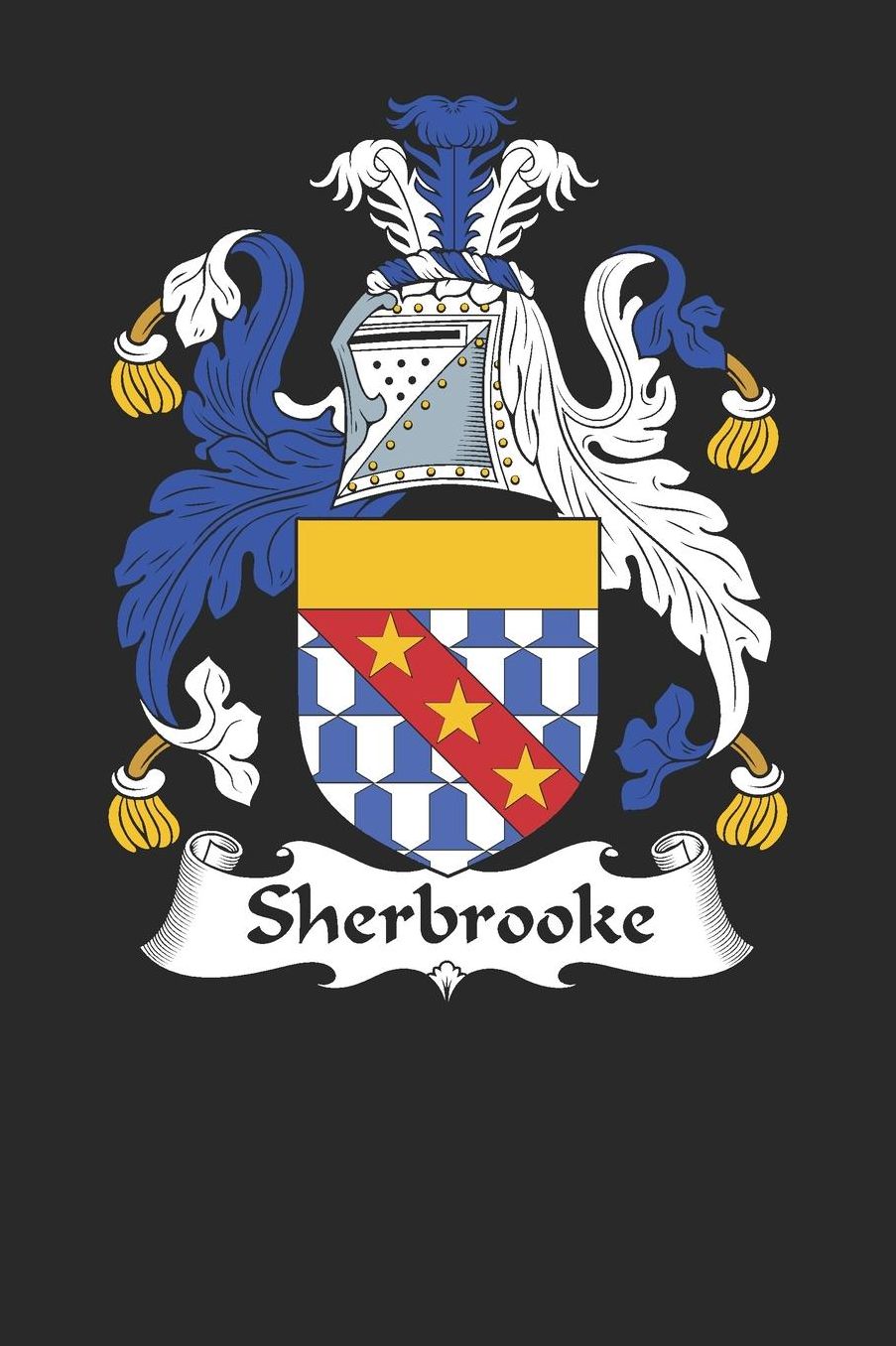 Sherbrooke: Sherbrooke Coat of Arms and Family Crest Notebook Journal (6 x 9 - 100 pages)