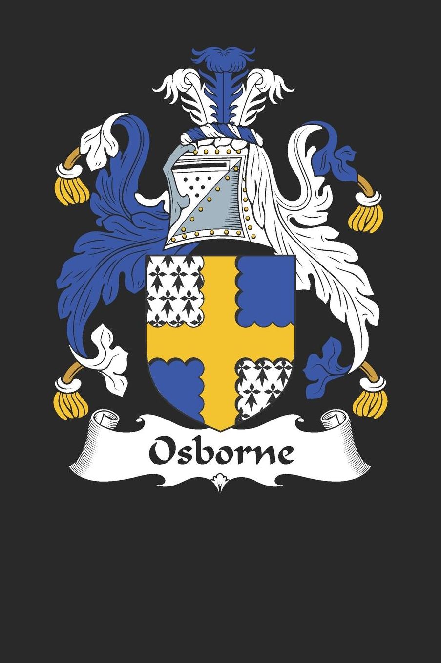 Osborne: Osborne Coat of Arms and Family Crest Notebook Journal (6 x 9 - 100 pages)