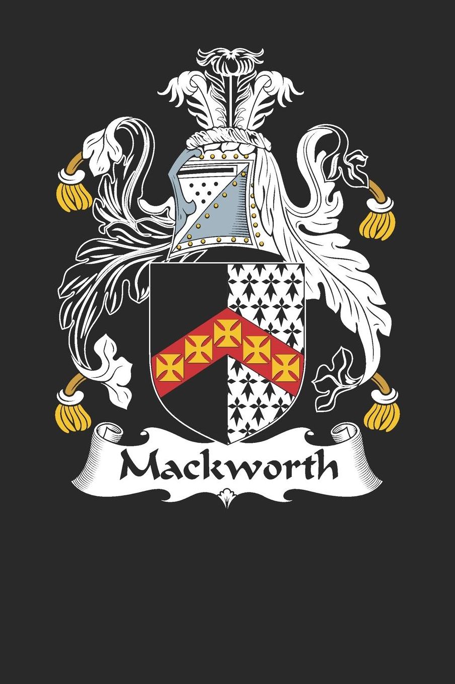 Mackworth: Mackworth Coat of Arms and Family Crest Notebook Journal (6 x 9 - 100 pages)