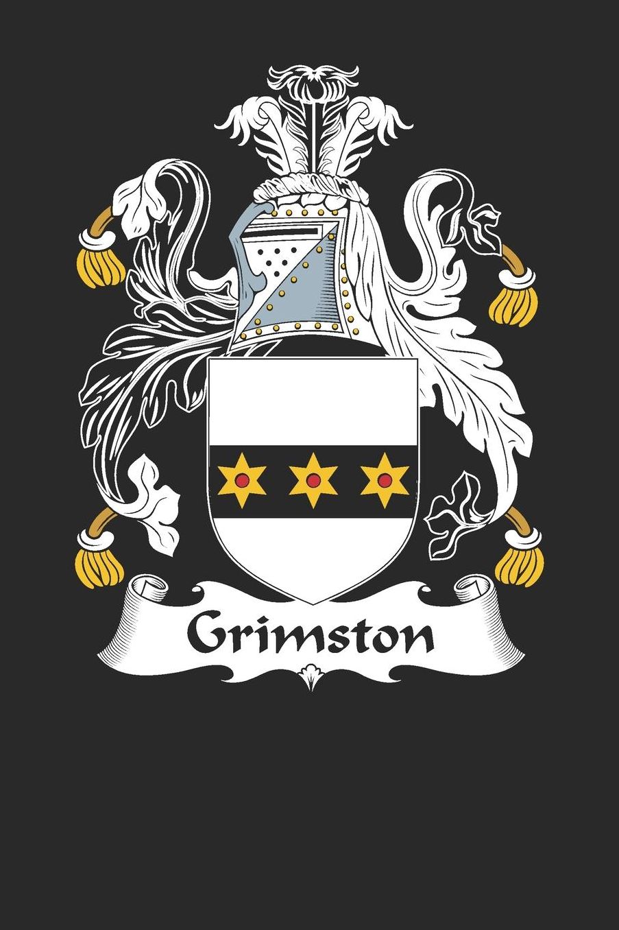 Grimston: Grimston Coat of Arms and Family Crest Notebook Journal (6 x 9 - 100 pages)