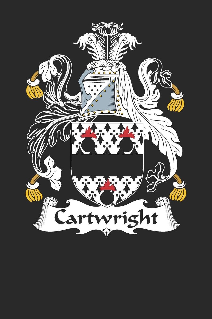 Cartwright: Cartwright Coat of Arms and Family Crest Notebook Journal (6 x 9 - 100 pages)
