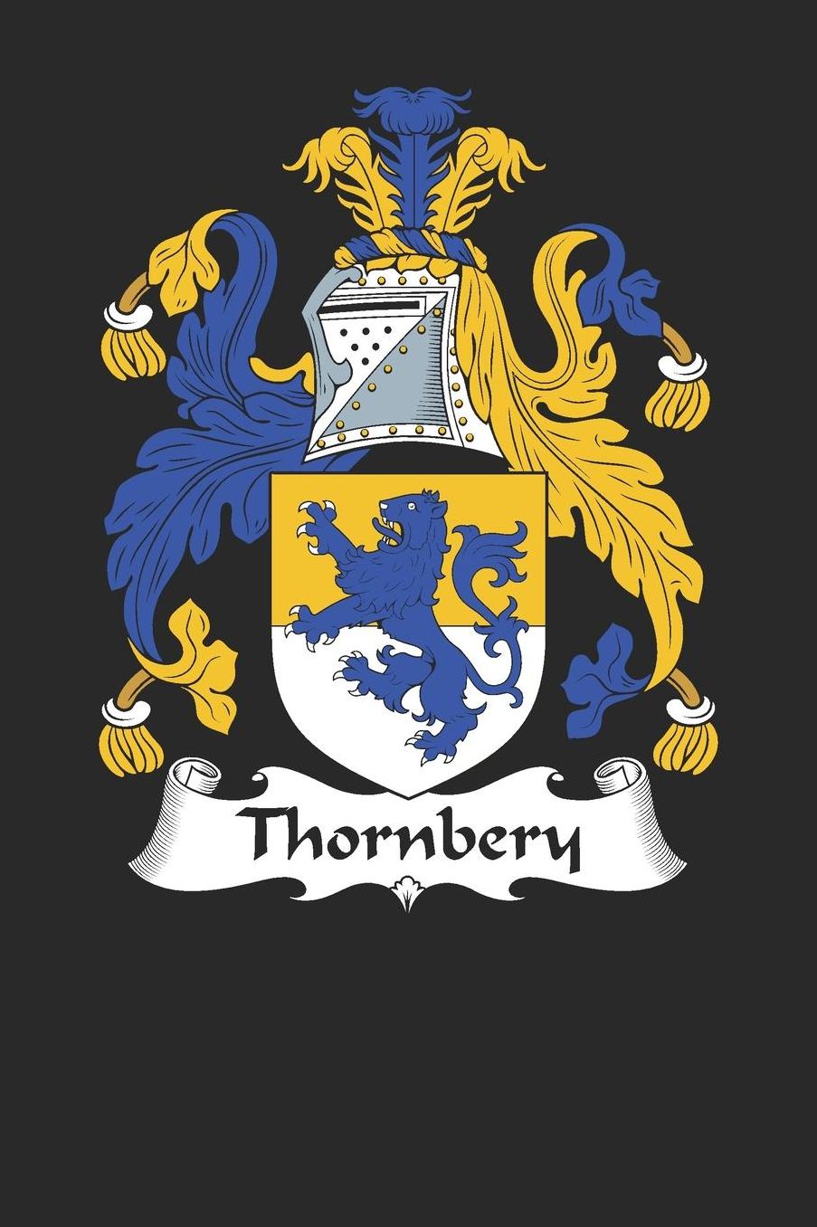 Thornbery: Thornbery Coat of Arms and Family Crest Notebook Journal (6 x 9 - 100 pages)