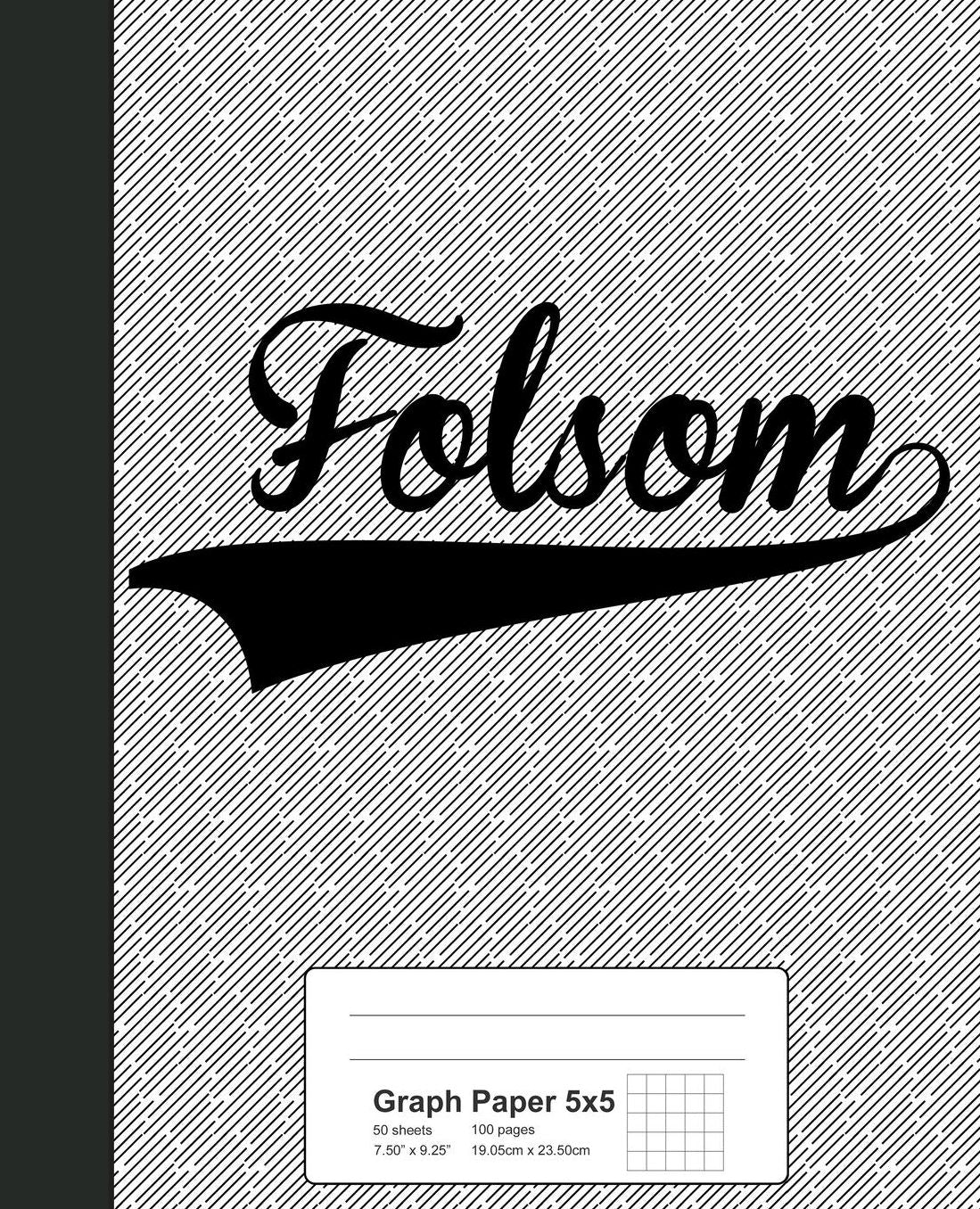 Graph Paper 5x5: FOLSOM Notebook