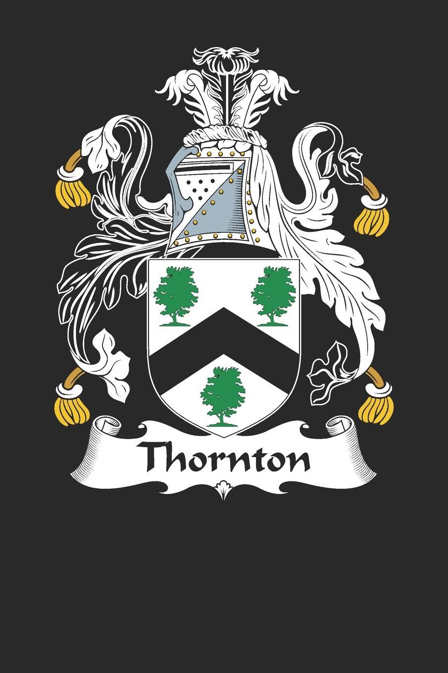 Thornton: Thornton Coat of Arms and Family Crest Notebook Journal (6 x 9 - 100 pages)