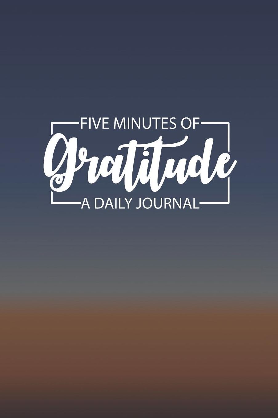 Daily Gratitude Journal 'Abstract Sunset' - Five Minutes of Gratitude Diary - Happier Life Gratitude Notebook - Positivity Diary: Medium College-Ruled Journey Diary, 110 page, Lined, 6x9 (15.2 x 22.9 cm)
