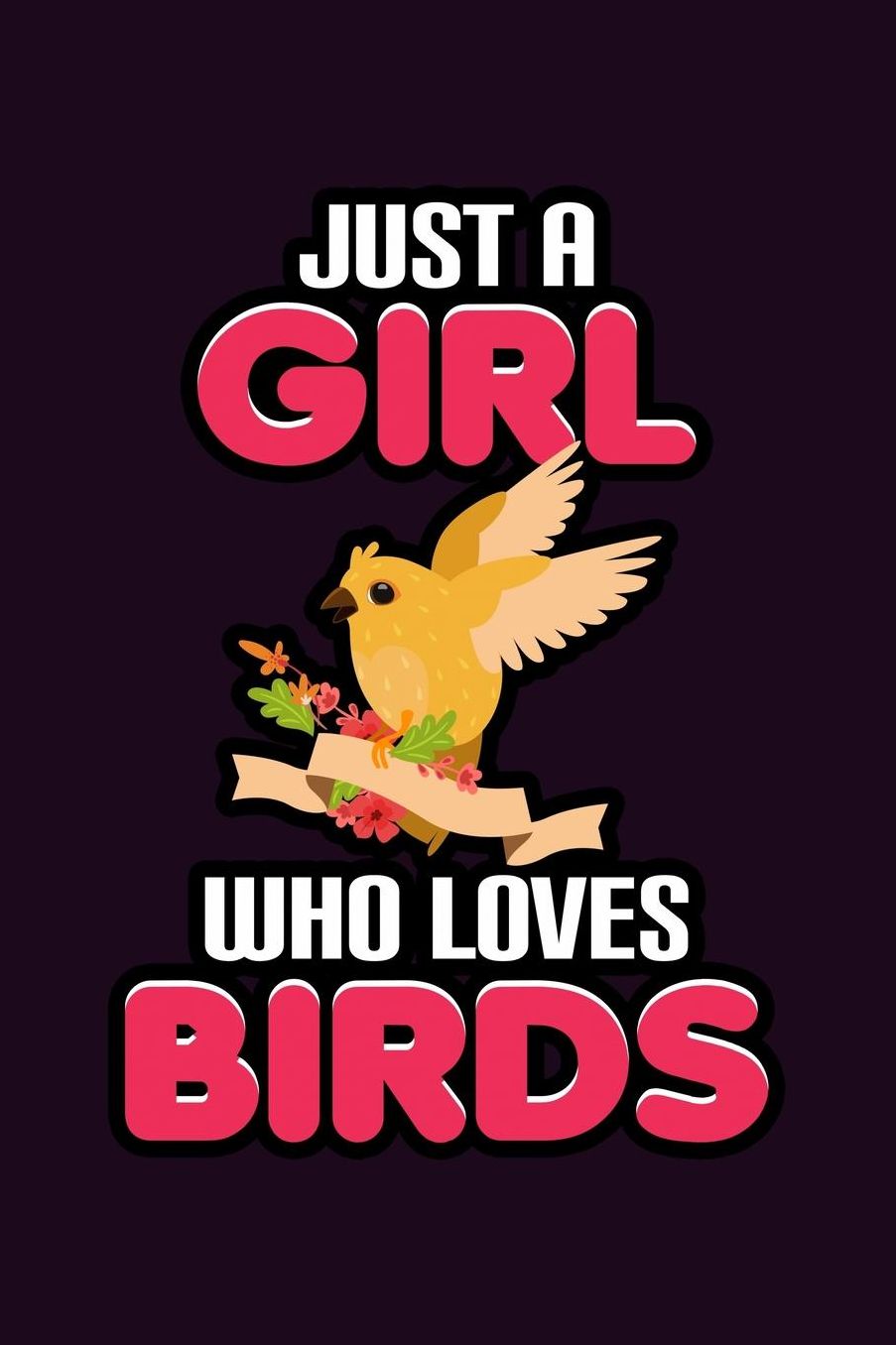 Just A Girl Who Loves Birds: With a matte, full-color soft cover, this Bucket List Journal is the ideal size 6x9 inch, 90 pages cream colored pages . Make dreams come true. Get started today.