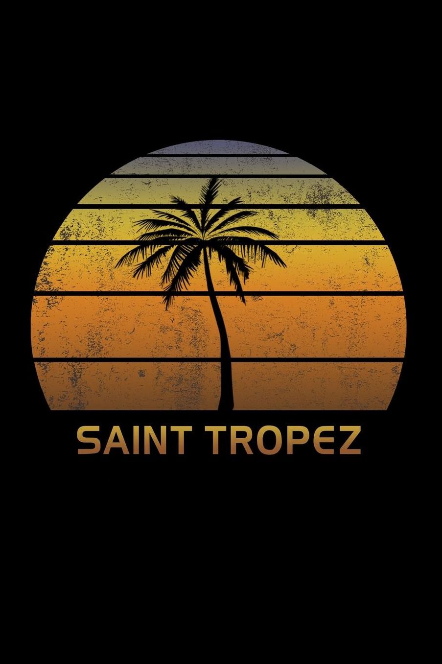 Saint Tropez: Notebook Lined Wide Ruled Paper For Taking Notes. Stylish Journal Diary 6 x 9 Inch Soft Cover. For Home, Work Or School.