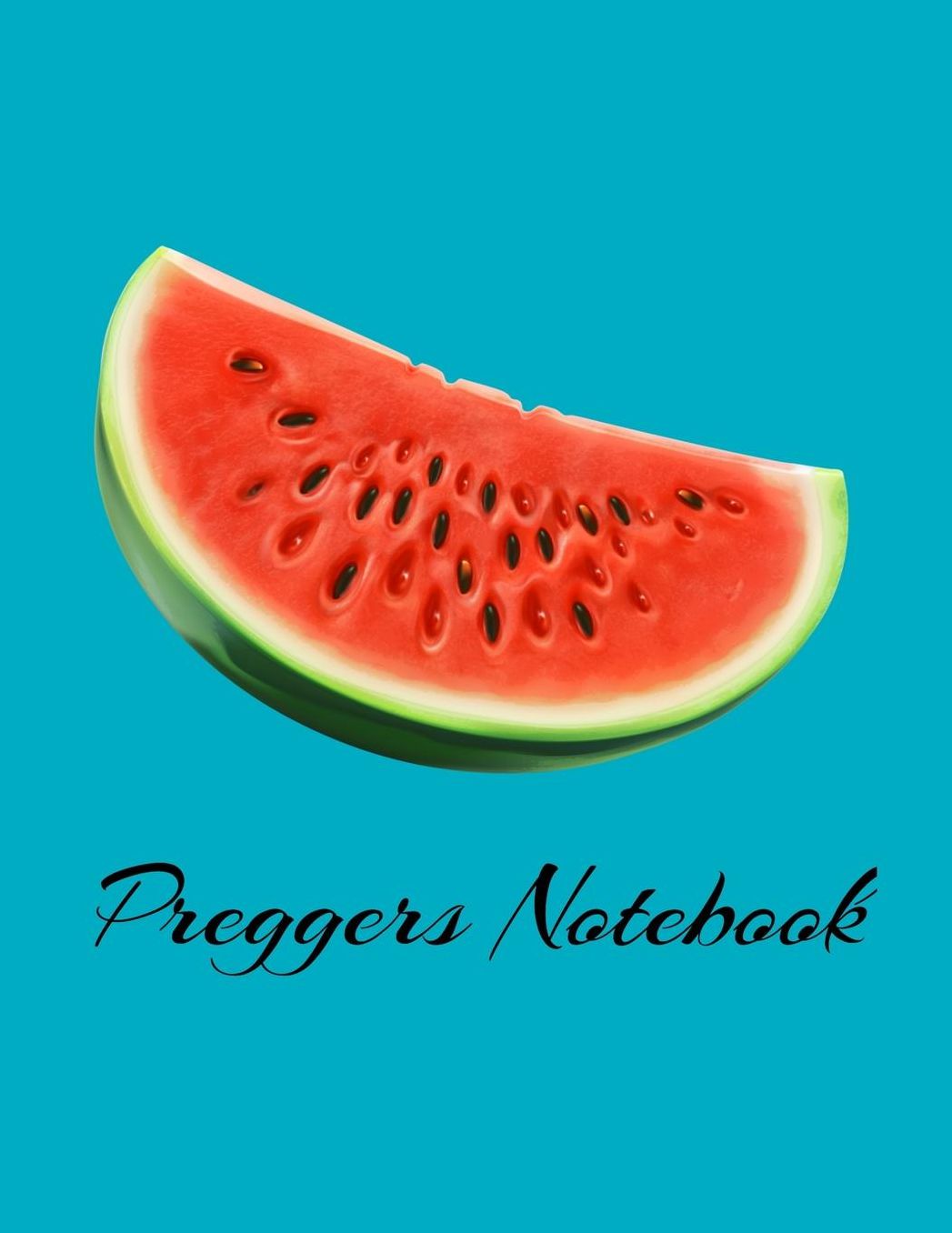 Preggers notebook: Funny Pregnancy Announcement Baby Shower Party Gifts Ideas. Preggers Notebook Journal.