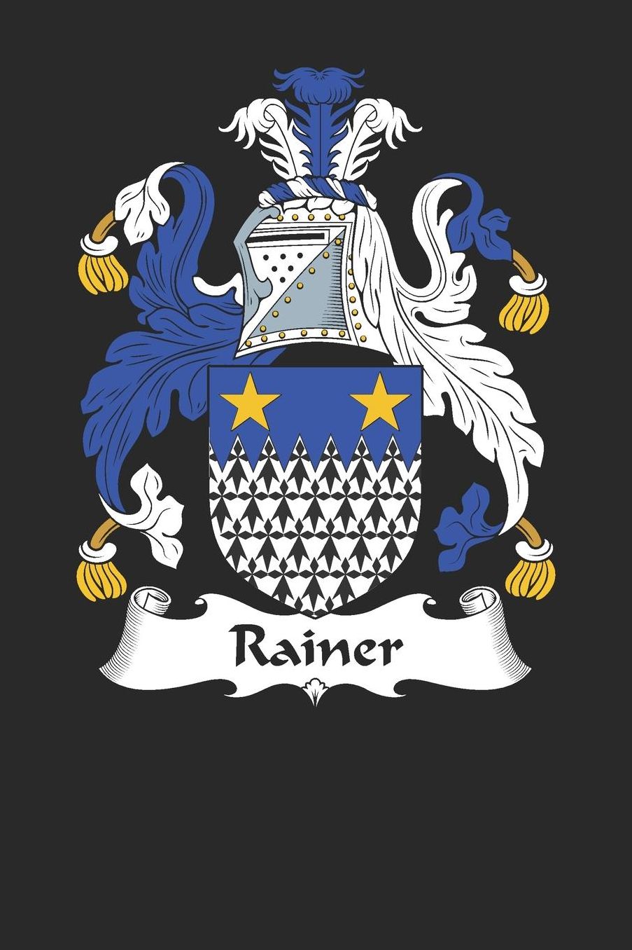 Rainer: Rainer Coat of Arms and Family Crest Notebook Journal (6 x 9 - 100 pages)