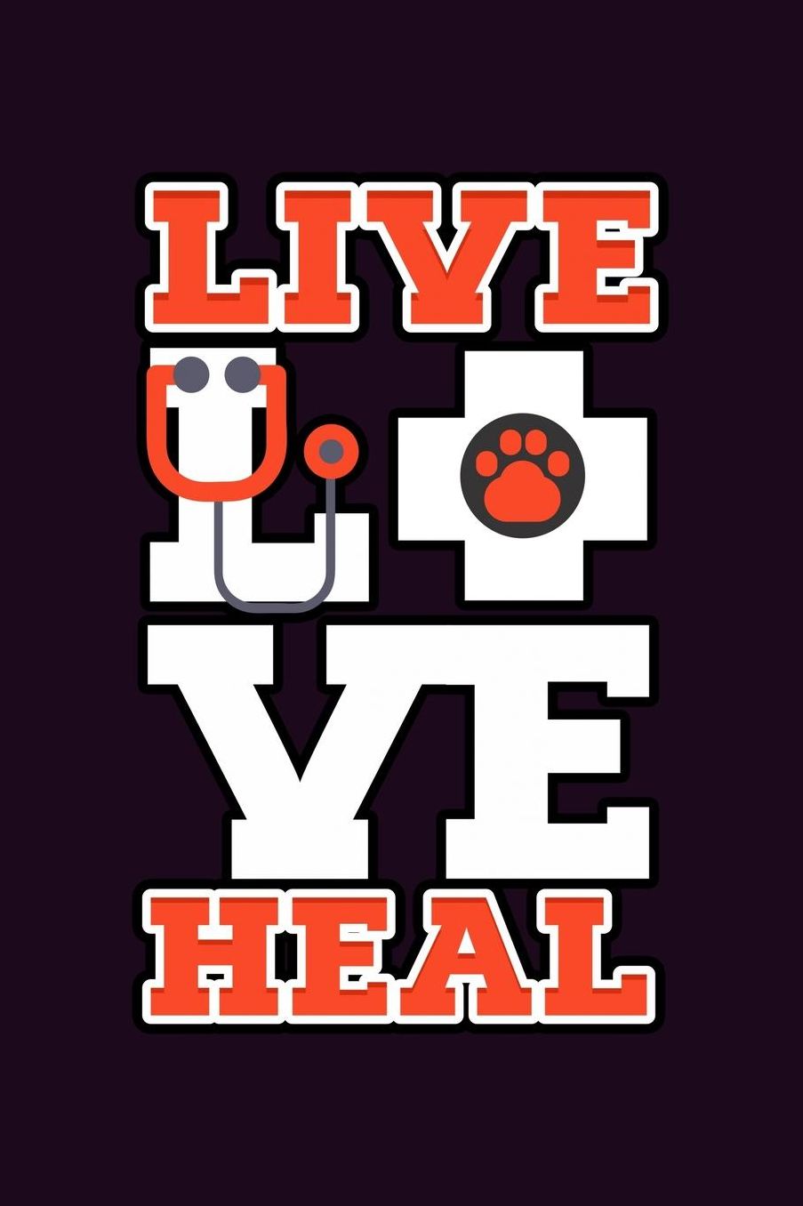 Live Love Heal: With a matte, full-color soft cover, this Bucket List Journal is the ideal size 6x9 inch, 90 pages cream colored pages . Make dreams come true. Get started today.