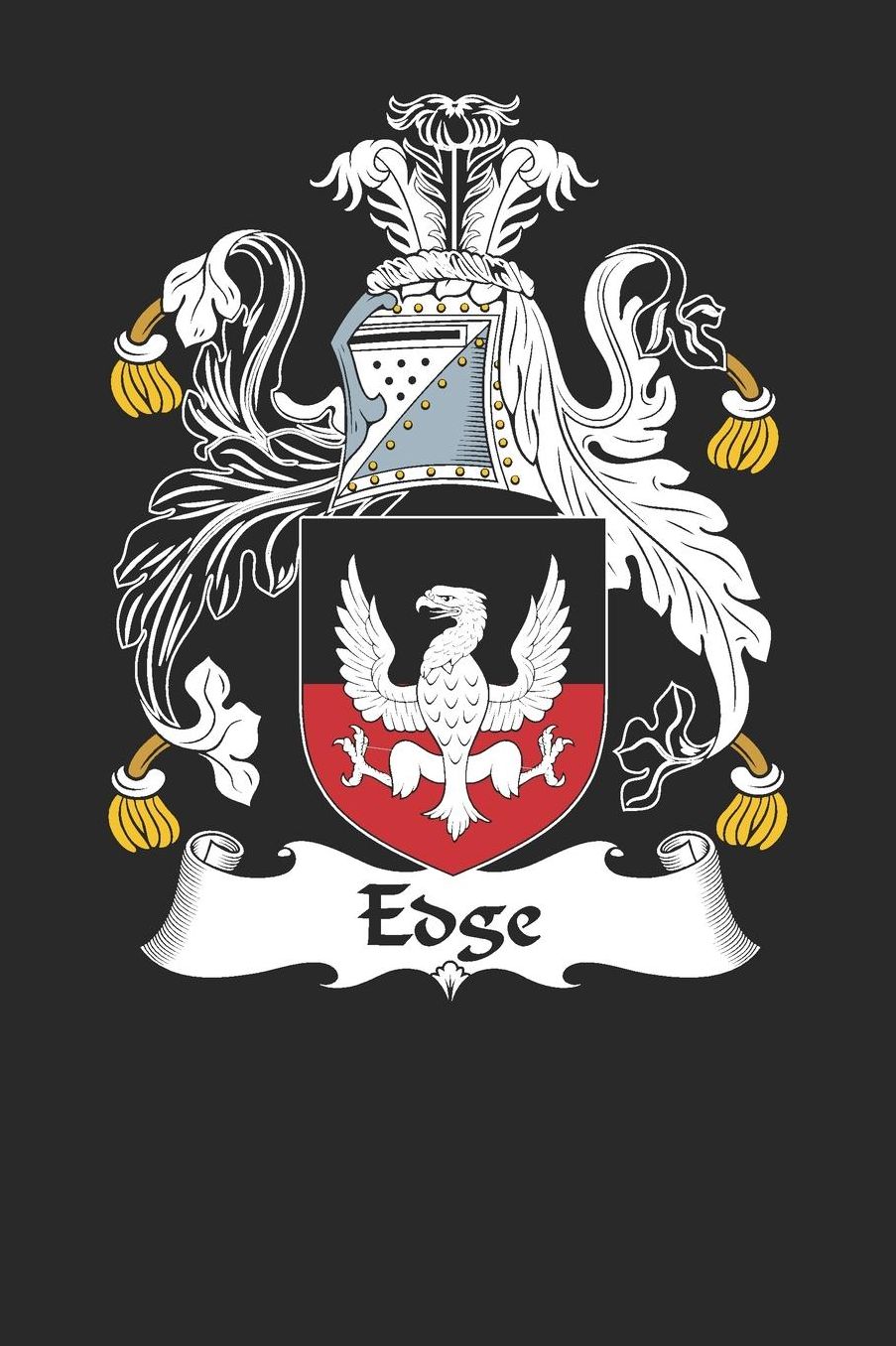 Edge: Edge Coat of Arms and Family Crest Notebook Journal (6 x 9 - 100 pages)