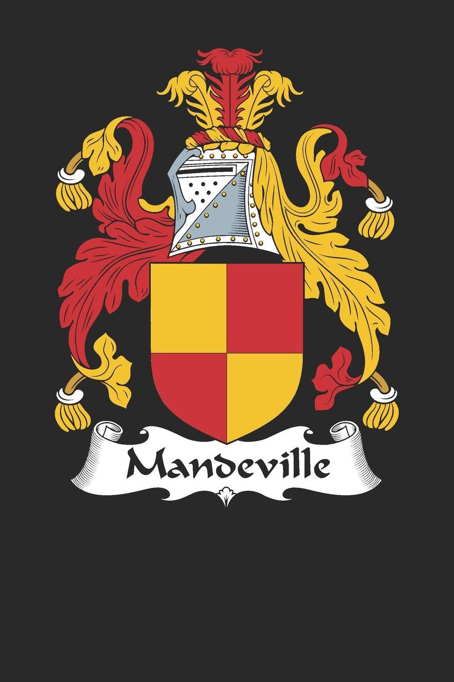 Mandeville: Mandeville Coat of Arms and Family Crest Notebook Journal (6 x 9 - 100 pages)