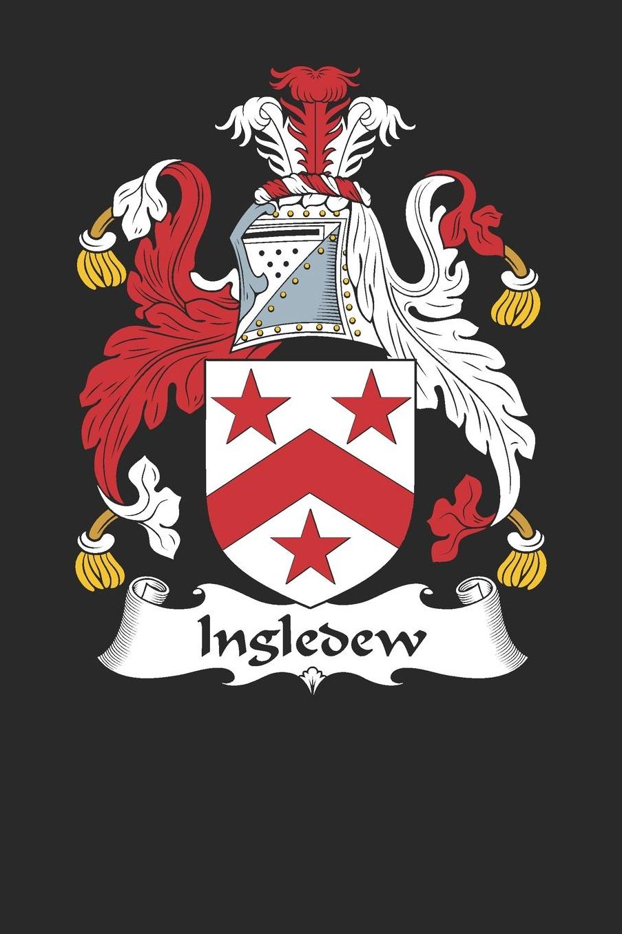 Ingledew: Ingledew Coat of Arms and Family Crest Notebook Journal (6 x 9 - 100 pages)