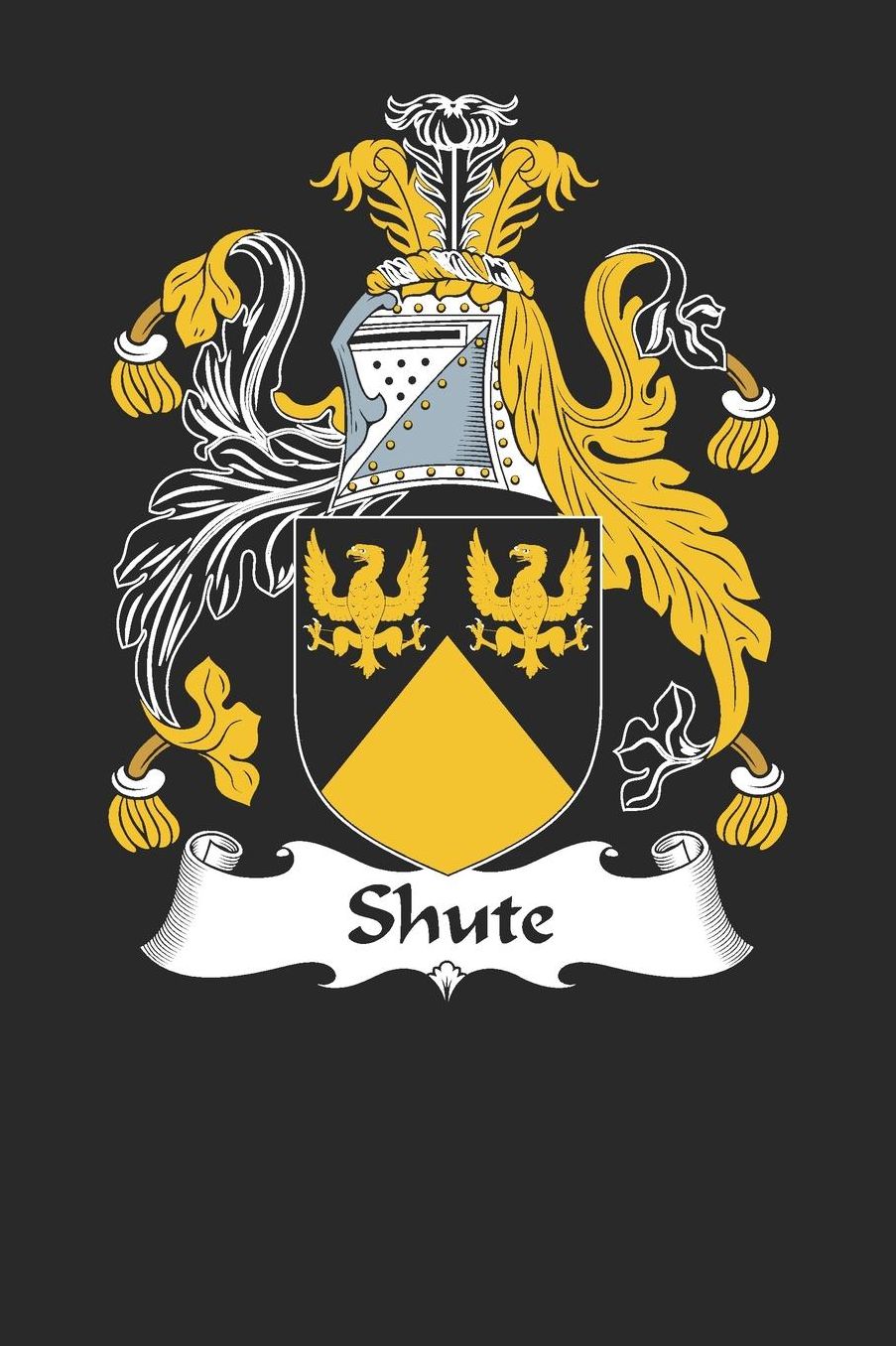 Shute: Shute Coat of Arms and Family Crest Notebook Journal (6 x 9 - 100 pages)