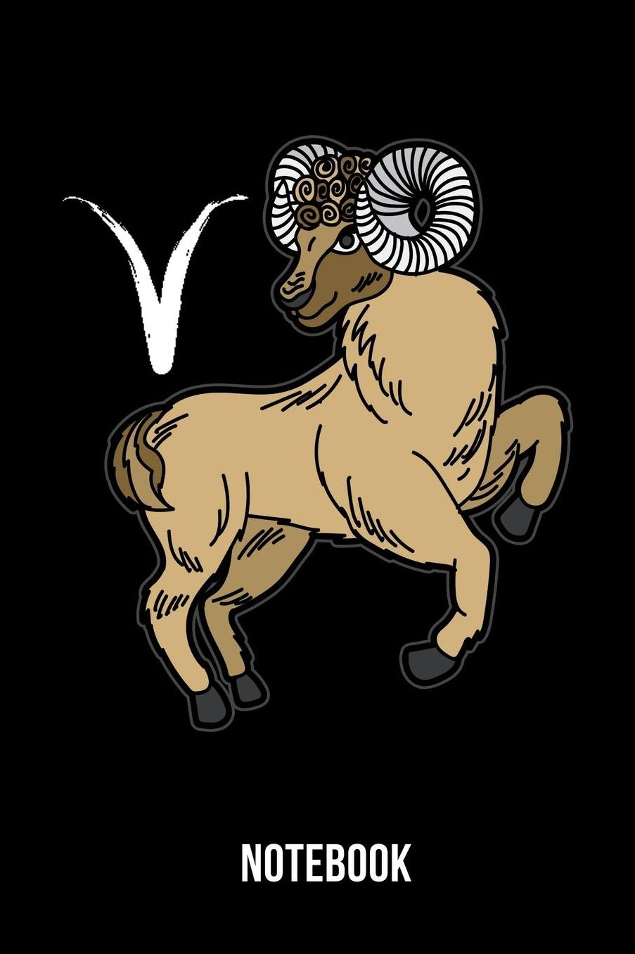 Notebook: Aries Zodiac Sign