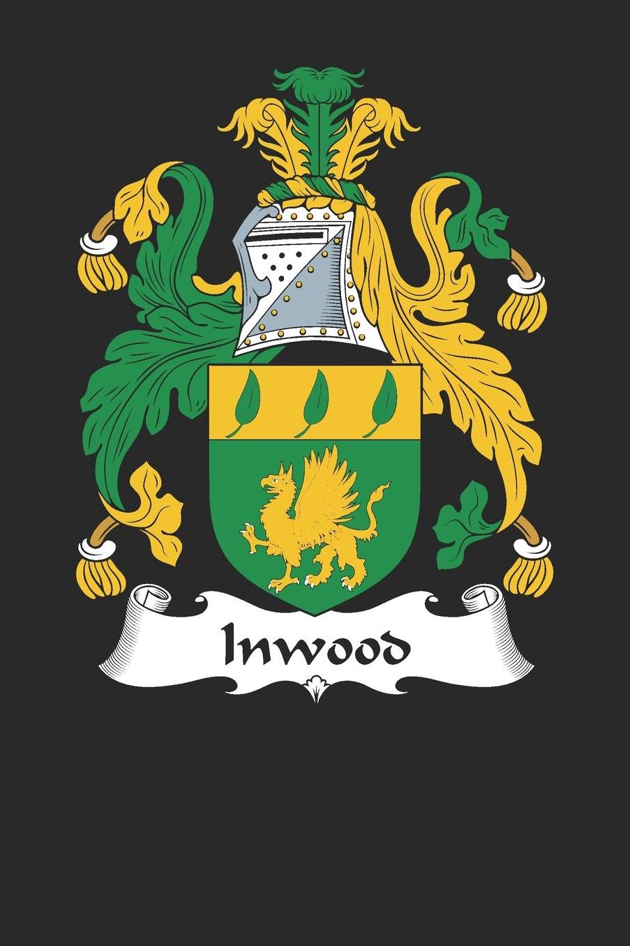 Inwood: Inwood Coat of Arms and Family Crest Notebook Journal (6 x 9 - 100 pages)
