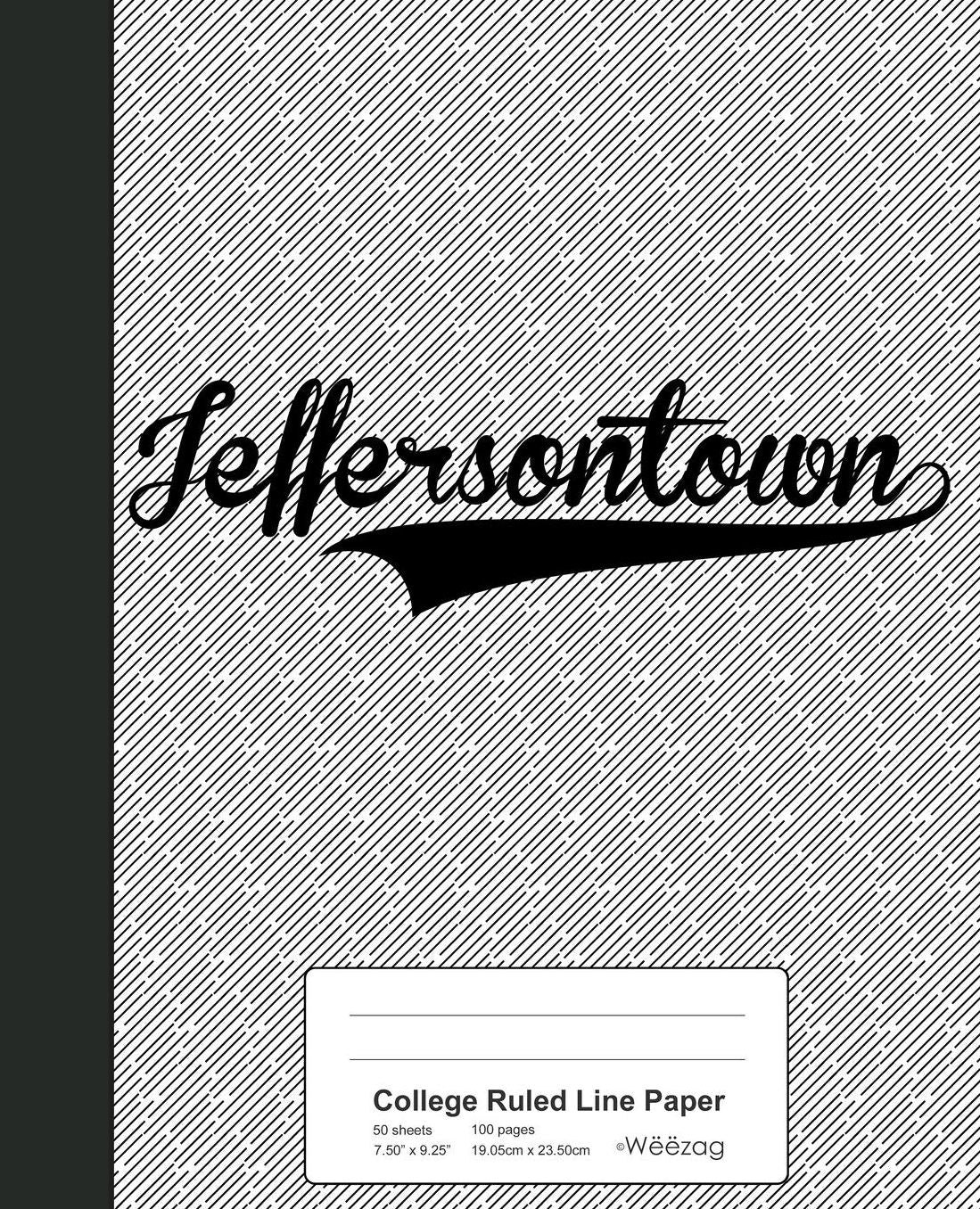 College Ruled Line Paper: JEFFERSONTOWN Notebook