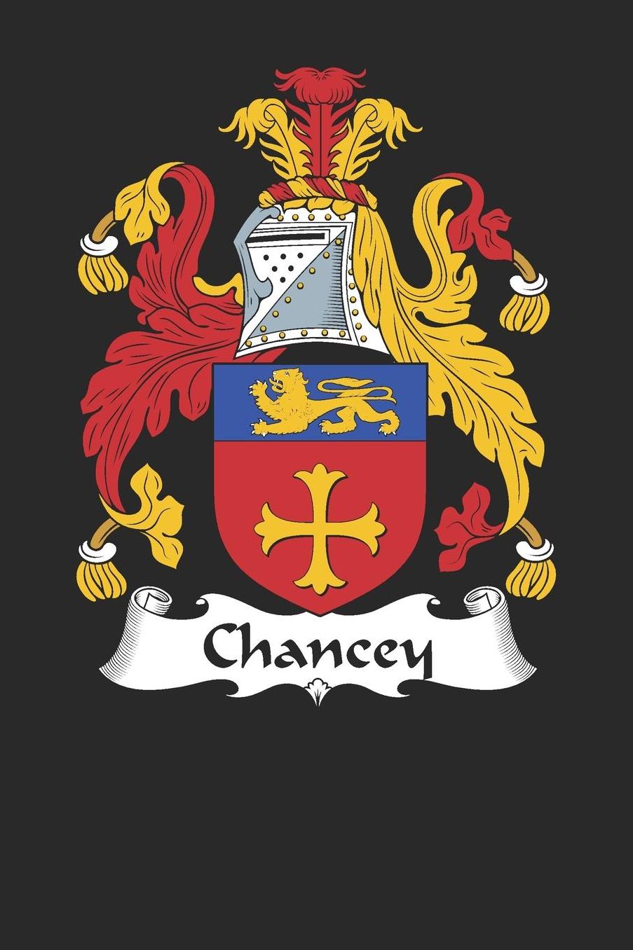 Chancey: Chancey Coat of Arms and Family Crest Notebook Journal (6 x 9 - 100 pages)