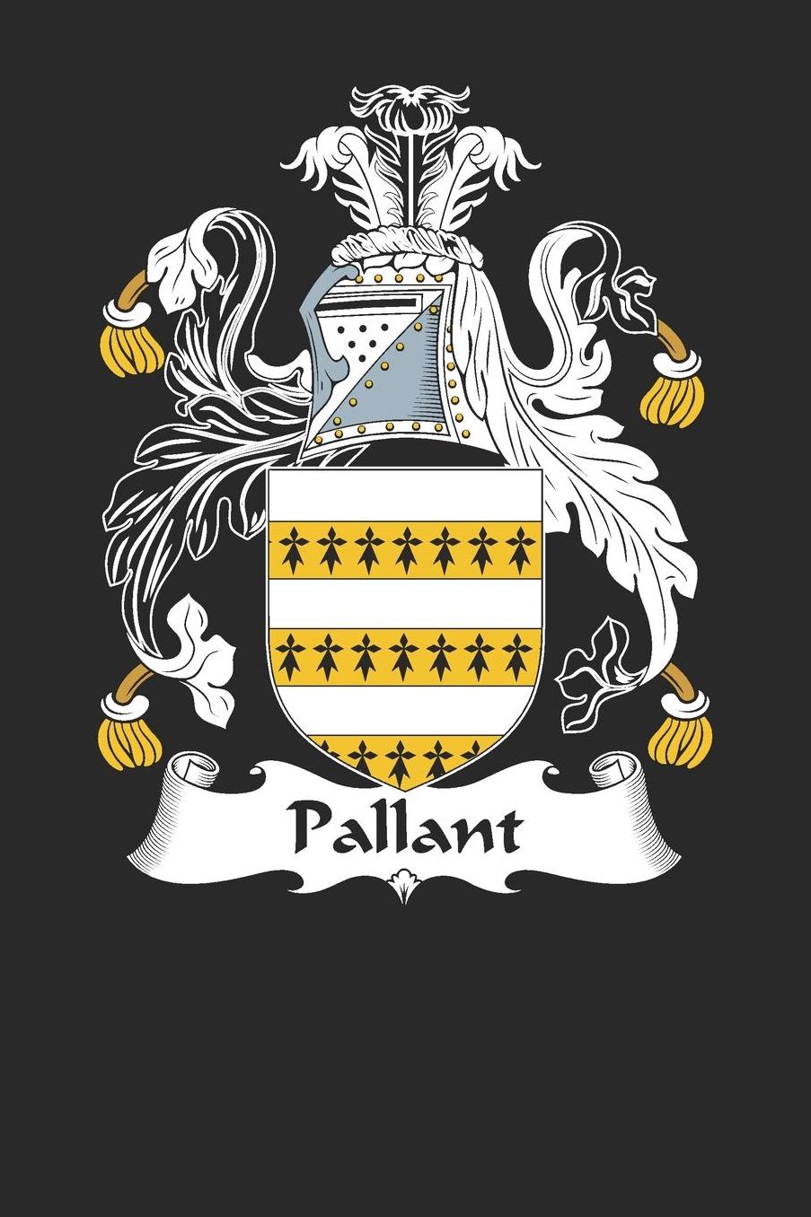 Pallant: Pallant Coat of Arms and Family Crest Notebook Journal (6 x 9 - 100 pages)