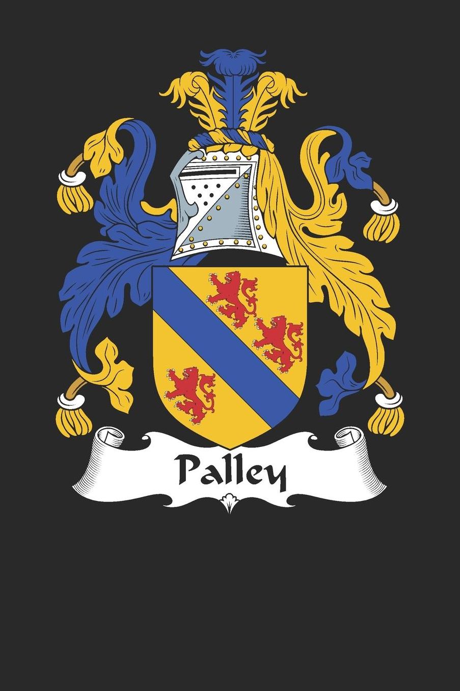 Palley: Palley Coat of Arms and Family Crest Notebook Journal (6 x 9 - 100 pages)