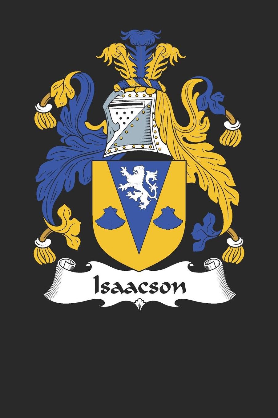 Isaacson: Isaacson Coat of Arms and Family Crest Notebook Journal (6 x 9 - 100 pages)