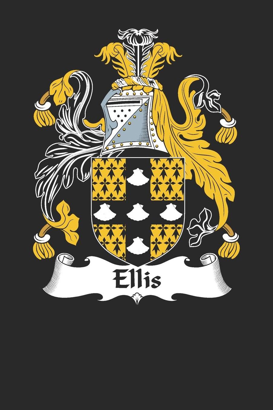 Ellis: Ellis Coat of Arms and Family Crest Notebook Journal (6 x 9 - 100 pages)