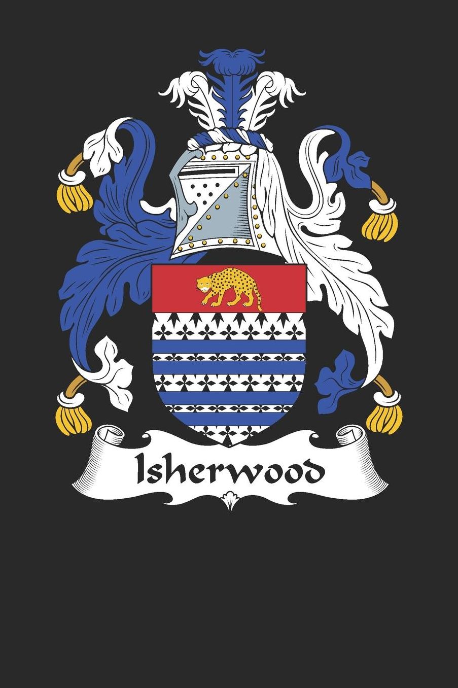 Isherwood: Isherwood Coat of Arms and Family Crest Notebook Journal (6 x 9 - 100 pages)