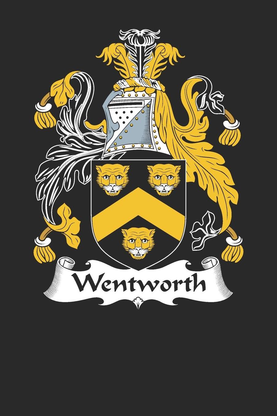 Wentworth: Wentworth Coat of Arms and Family Crest Notebook Journal (6 x 9 - 100 pages)