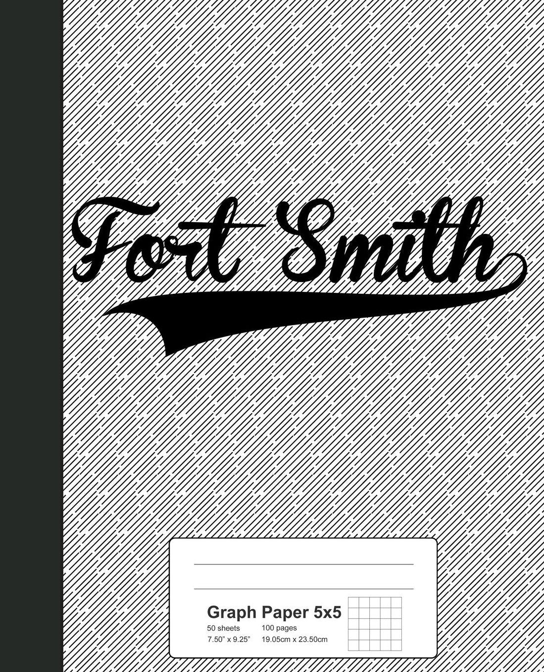 Graph Paper 5x5: FORT SMITH Notebook