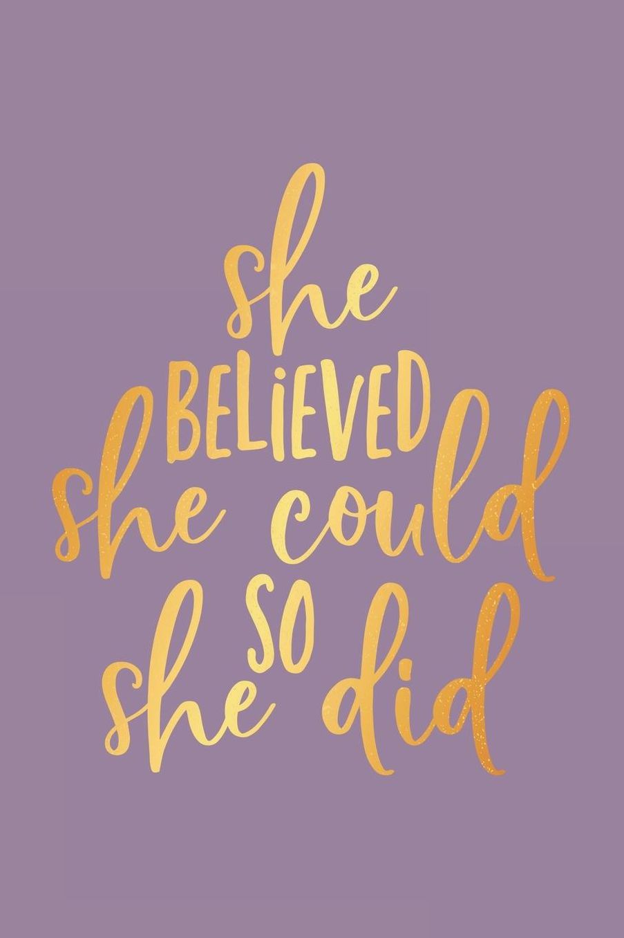 She Believed She Could So She Did: Weight Loss and Workout Planner. A journal to track your daily progress and reach your goals