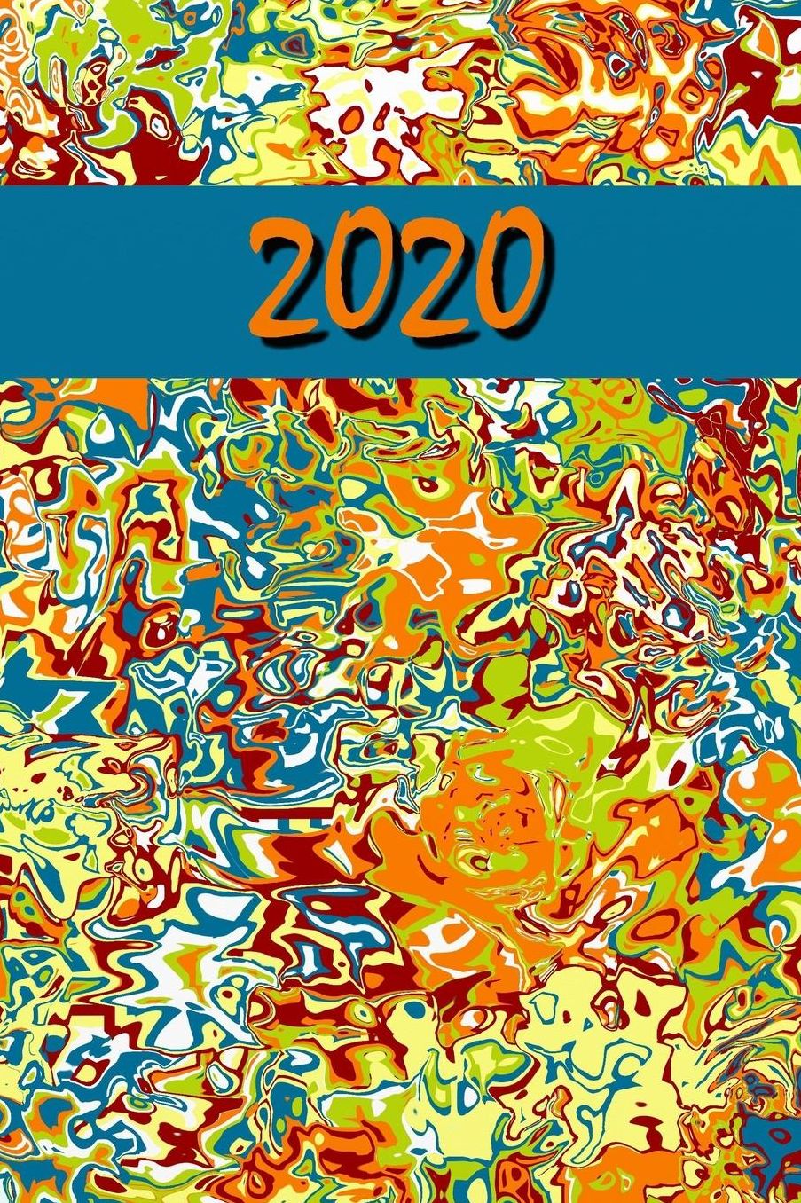 2020: Agenda - Planificateur Hebdomadaire et Mensuel - Agenda semainier 2020 - Calendrier des semaines 2020 - 20 pages Adresses - 12 pages relevï¿½ de temps - pop art design