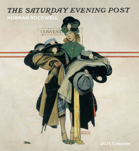 2025 Norman Rockwell: The Saturday Evening Post Wall Calendar