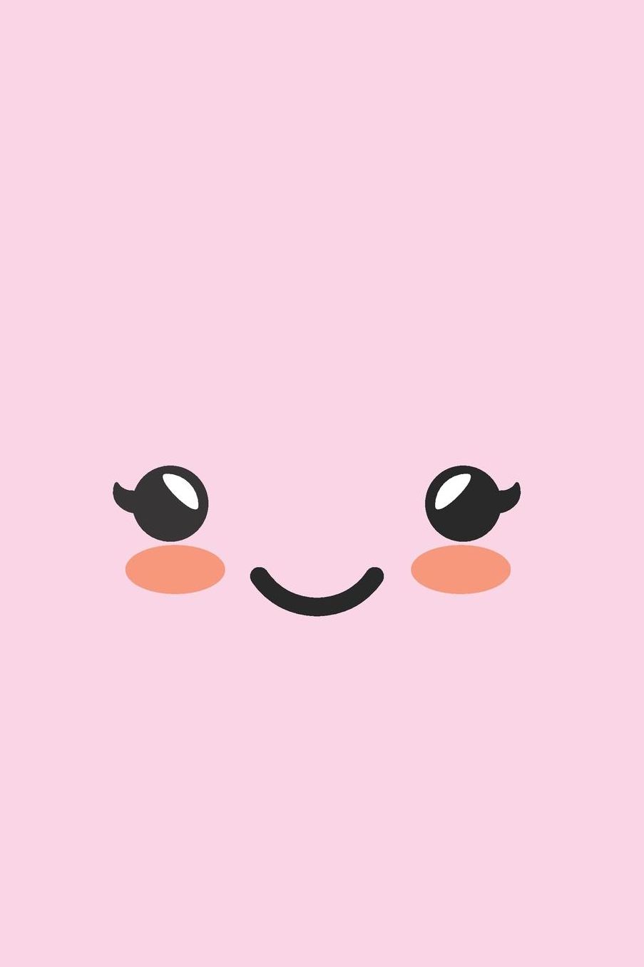 Cute Kawaii Face Notebook Journal