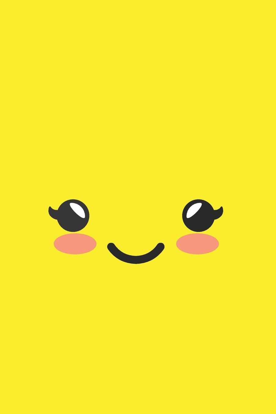 Cute Kawaii Face Notebook Journal